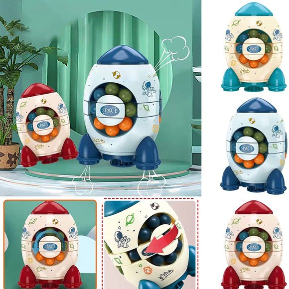 1 Piece of Magic Bean Rocket Shape Toy Assorted Color - Picture 5 of 5